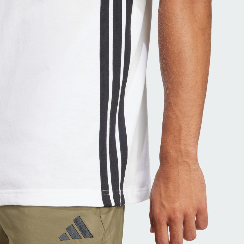 Ad 3-Stripes Performance Tee White