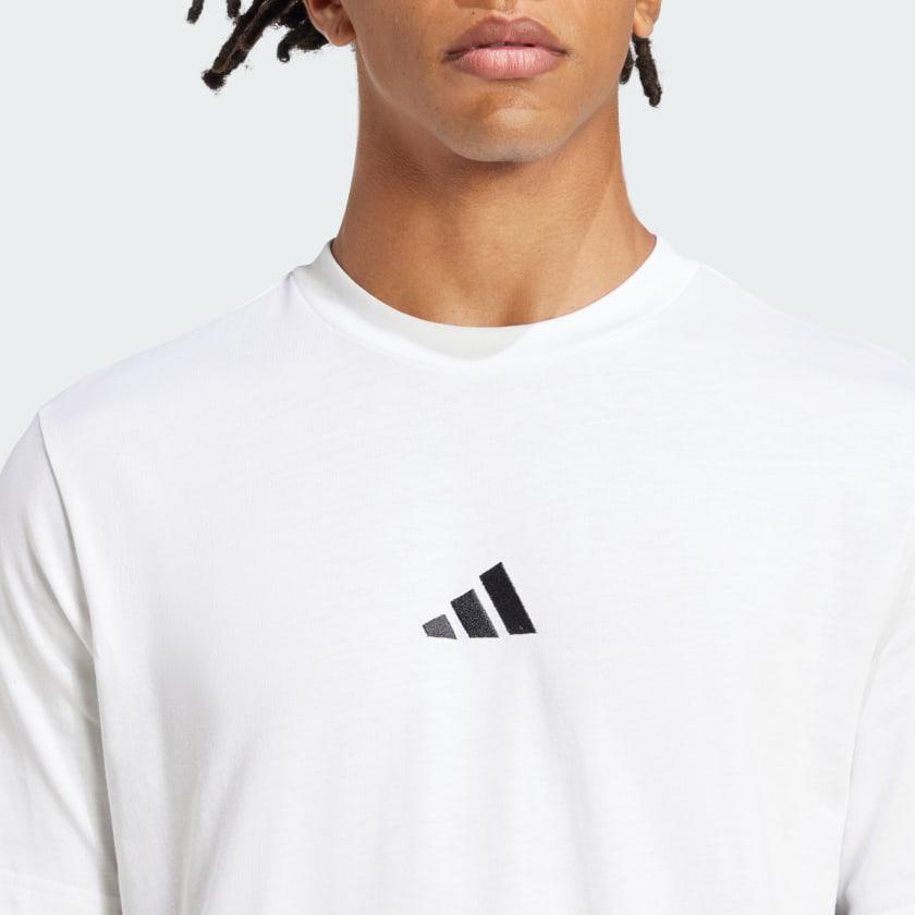 Ad 3-Stripes Performance Tee White