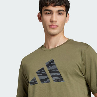 Ad Camo Graphic Tee Olive