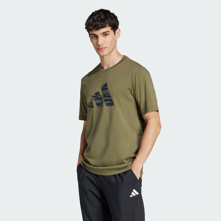 Ad Camo Graphic Tee Olive