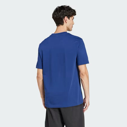 Ad Essentials Small Logo Single Jersey Tee Blue