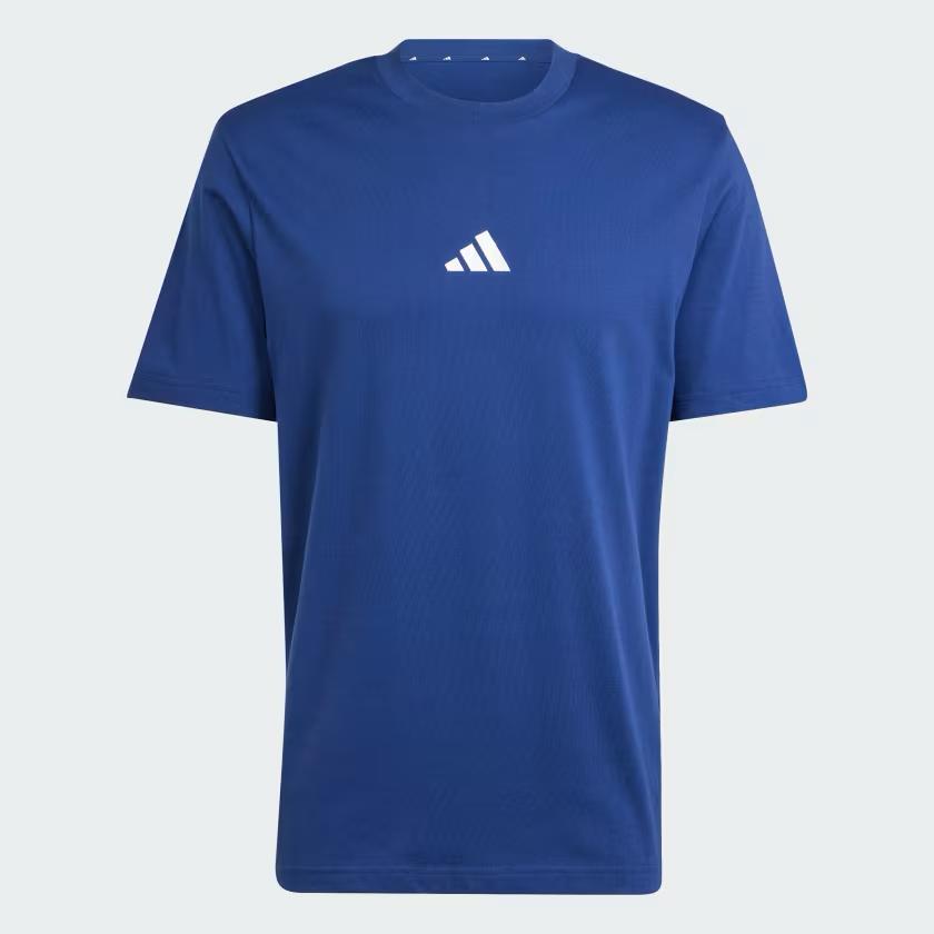 Ad Essentials Small Logo Single Jersey Tee Blue