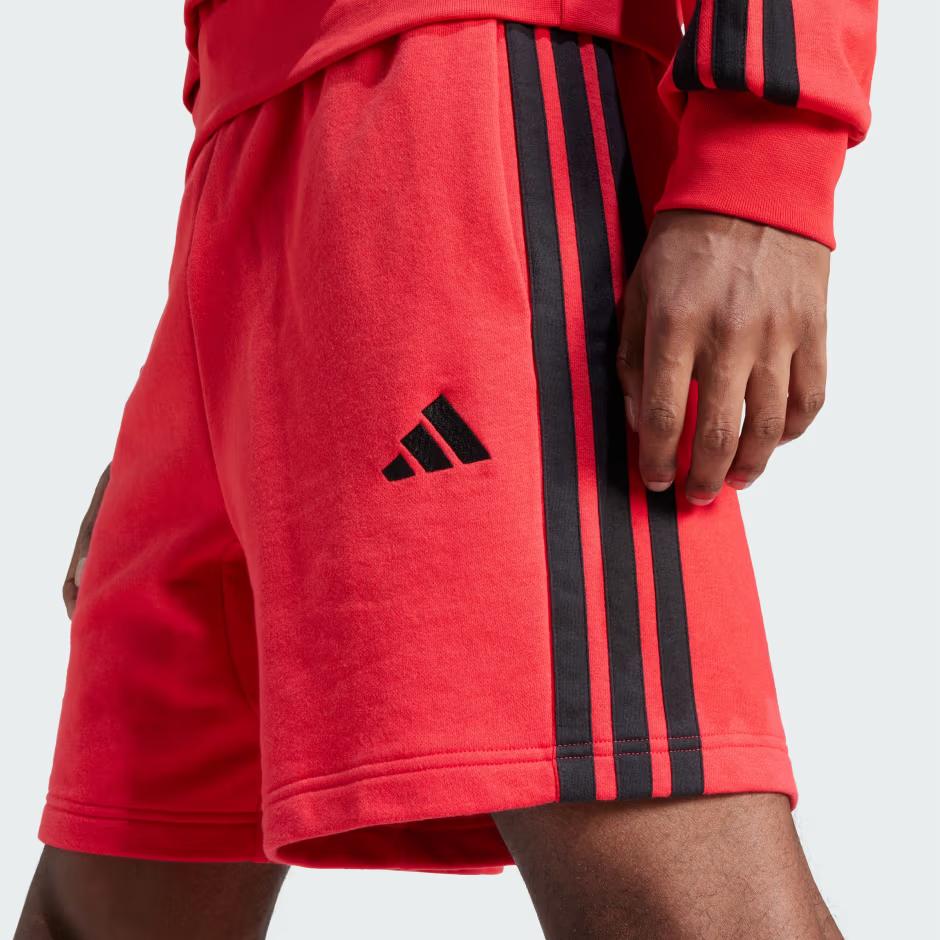 AD 3-Stripes French Terry Shorts